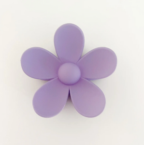 Violet Flower Hair claw