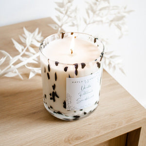 Large Dalmatian Candle